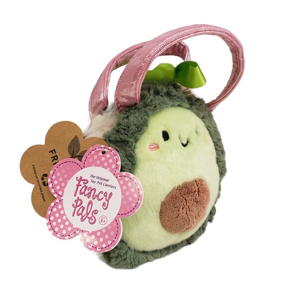 Aurora Fashionable Fancy Pals Foodie Avocado Stuffed Animal Llama Purse 6" - Picture 2 of 11